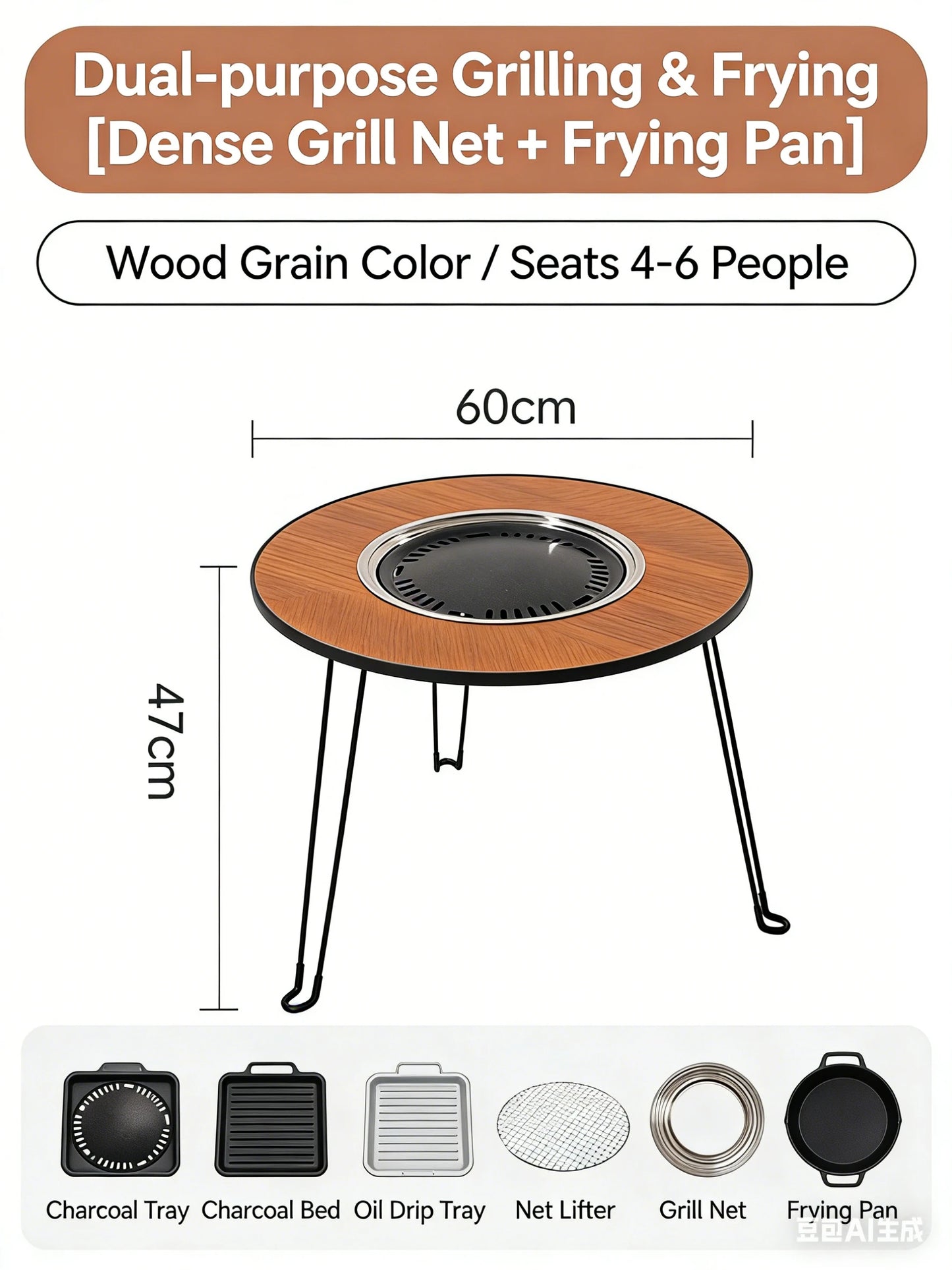 Outdoor Artisan All-in-One Portable Camping Table