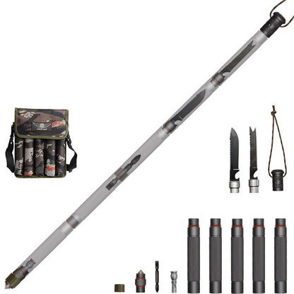 Outdoor Tactical Walking Stick for Hiking and Camping