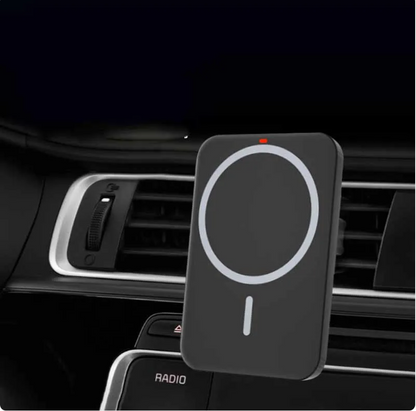 Magnetic Wireless Car Charger & Phone Mount | MagSafe Compatible