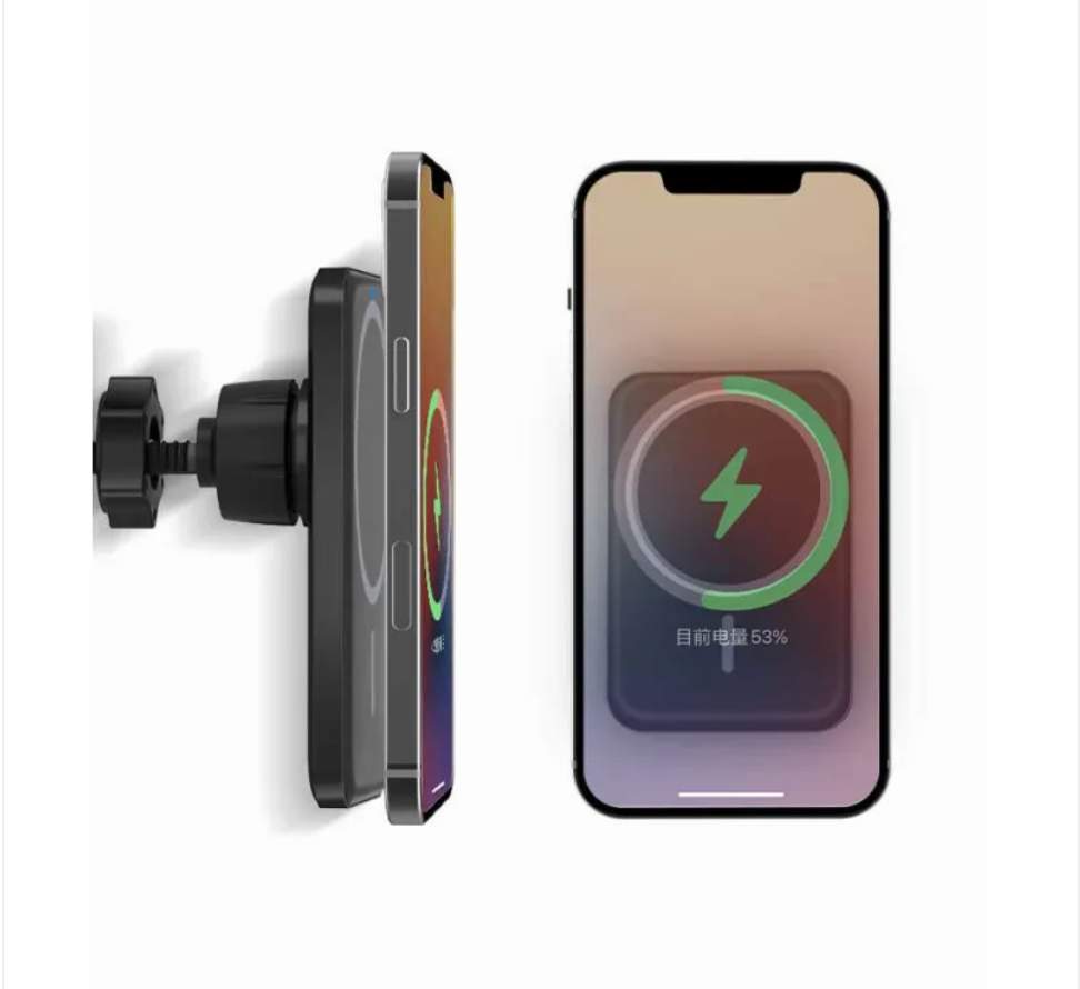 Magnetic Wireless Car Charger & Phone Mount | MagSafe Compatible