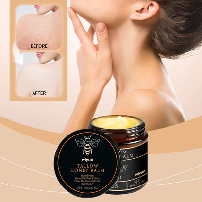 Tallow Honey Cream for Glowing, Hydrating Skin