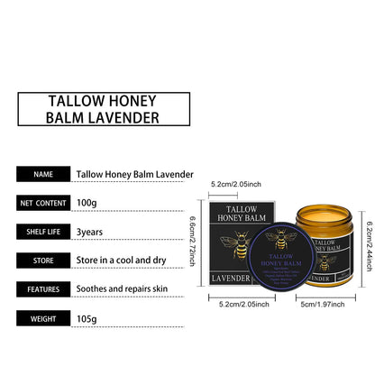 Tallow Honey Cream for Glowing, Hydrating Skin