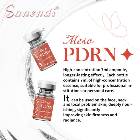 Sanendi PDRN Salmon DNA Serum – Hydro Glow Vitamin C Skin Booster (7ml × 5)