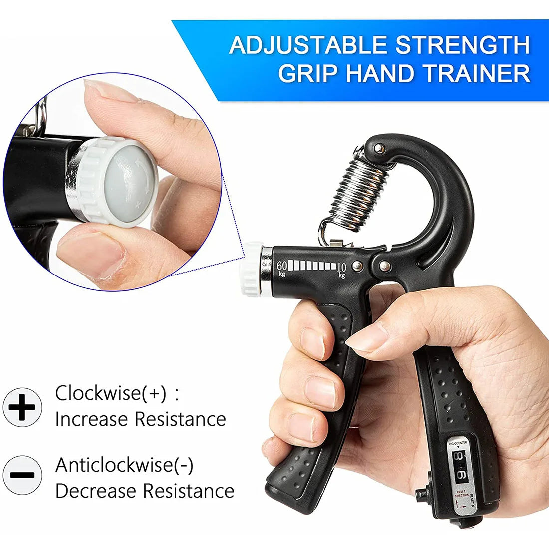 Hand Grip Strengthener for Men & Women