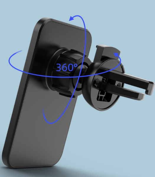 Magnetic Wireless Car Charger & Phone Mount | MagSafe Compatible